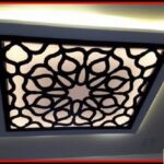 ışıklı ahşap tavan