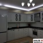 ankara balon kapaklı mutfak dolabı