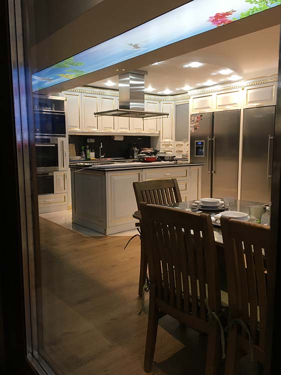 büyük mutfak dekorasyonu