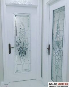 vitray camlı kapılar