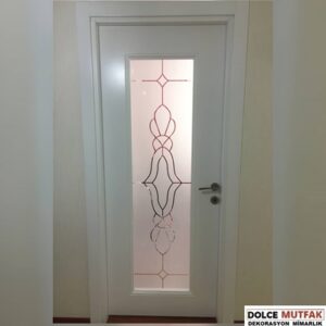 vitray camlı kapı modelleri