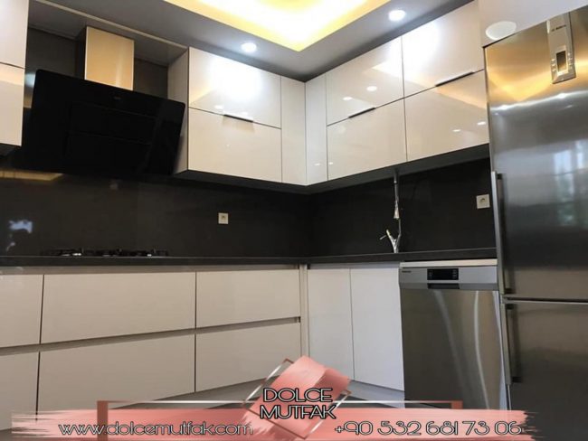 akrilik mutfak modelleri
