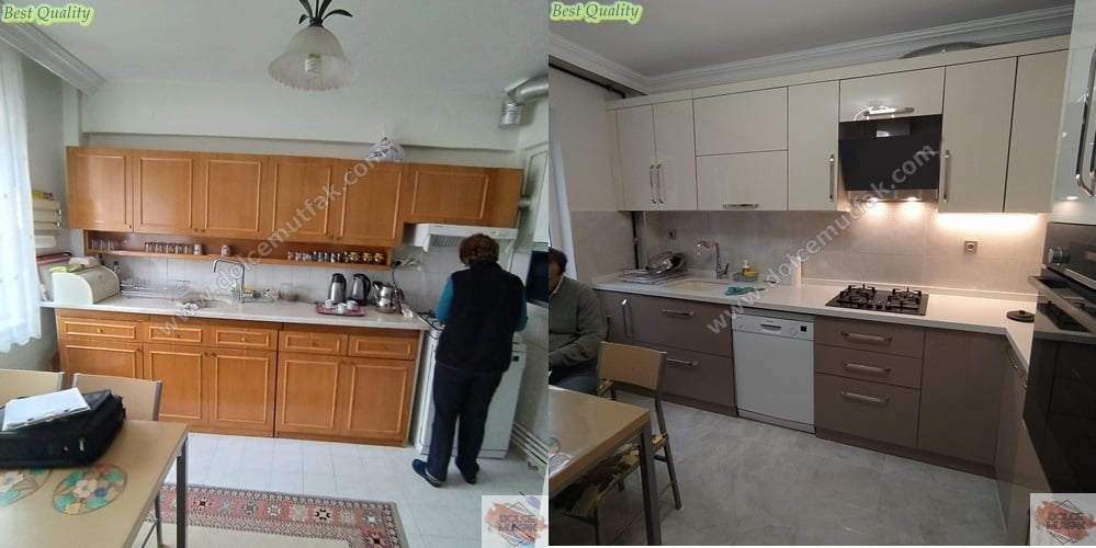 yenilenmiş mutfaklar