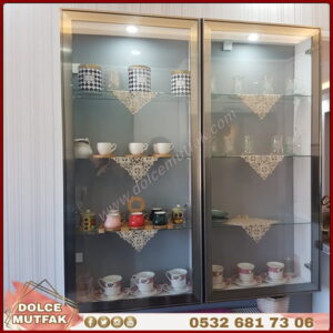camlı mutfak dolapları