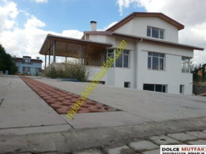 kilit taşlı villa yolu